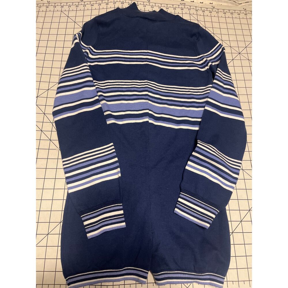 Free People Movement It's Cold Outside Playsuit Knit Textured Blue Romper Sz S - Picture 5 of 8